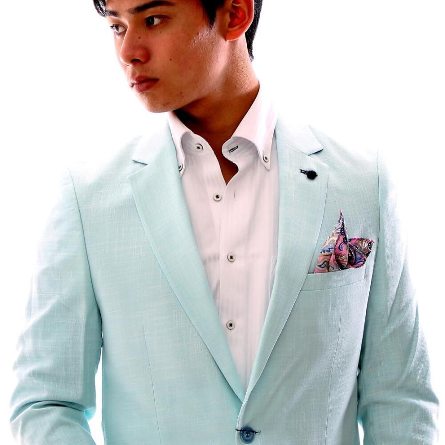 テーラードジャケット サマージャケット 水色 ブルー ブレザー メンズ 背抜き ビジネス ジャケット ジャケパン 大きいサイズも入荷 薄手 春夏 Efendi2107mizu Bin 1 Limitedヤフーショップ 通販 Yahoo ショッピング