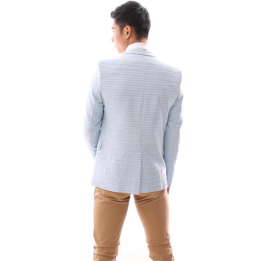 テーラードジャケット ブレザー メンズ ブルー 水色 青 ブレザー 春夏 タイト 細身 Fc Sakko300 Bin 1 Limitedヤフーショップ 通販 Yahoo ショッピング