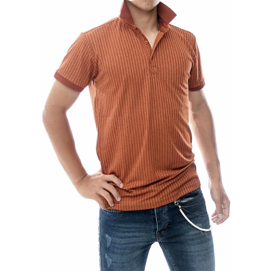 ポロシャツ 半袖 ストライプ メンズ S〜XXL 大きいサイズも