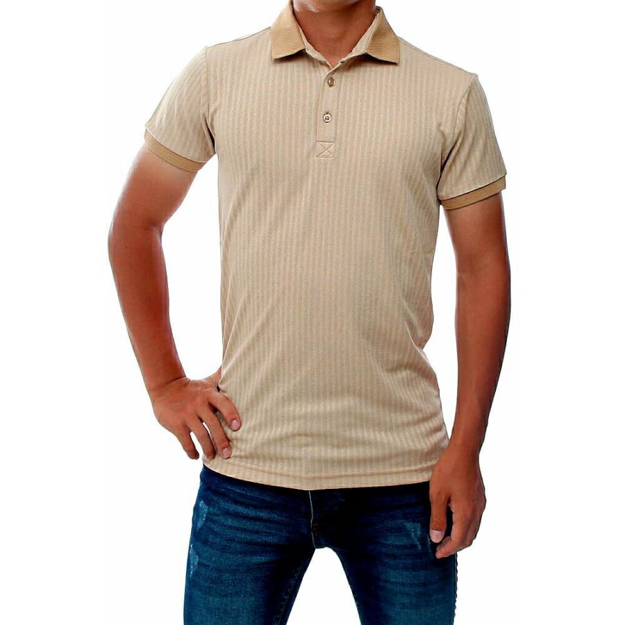 SHUSHU/TONG ストライプ 半袖ポロシャツ サイズ6 SHUSHU/TONG ストライプ 半袖ポロシャツ サイズ6 SHUSHU/TONG