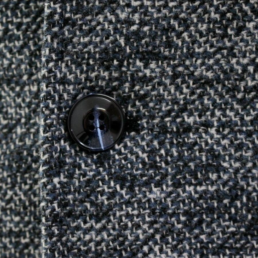 チェスターコート イタリアンカラー ハーフコート ツイード 冬 ウール