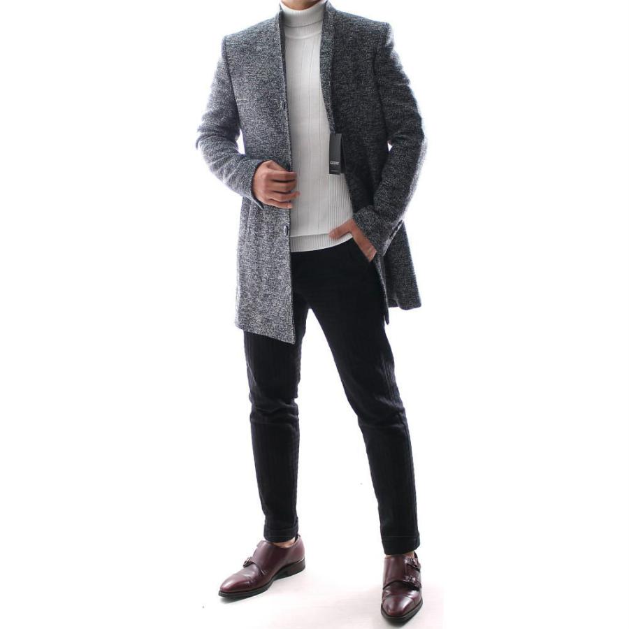 チェスターコート イタリアンカラー ハーフコート ツイード 冬 ウール グレー メンズ Xxxlまで 大きいサイズも入荷 タイト 細身 結婚式２次会 パーティー Guerro13kon Bin 1 Limitedヤフーショップ 通販 Yahoo ショッピング