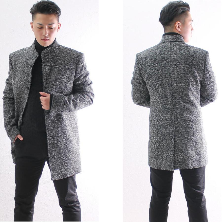 チェスターコート イタリアンカラー ハーフコート ツイード 冬 ウール 黒 メンズ Xxxlまで 大きいサイズも入荷 タイト 細身 結婚式２次会 パーティー Guerro13kuro Bin 1 Limitedヤフーショップ 通販 Yahoo ショッピング