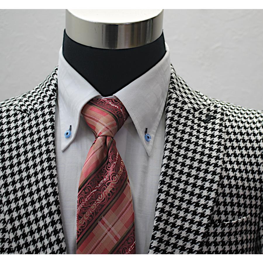 グレーと黒のちどり柄テーラードジャケット　Lサイズ セール】LIFE STYLE TAILOR 千鳥柄ツイードジャケット（その他アウター