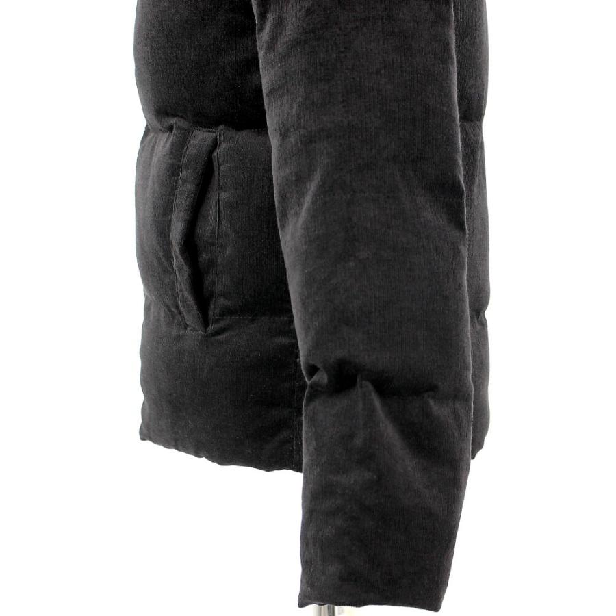 訳あり 中綿ジャケット コーデュロイ メンズ アウター ブラック 黒 XXL