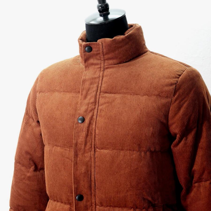 中綿ジャケット コーデュロイ メンズ アウター キャメル XXL大きい