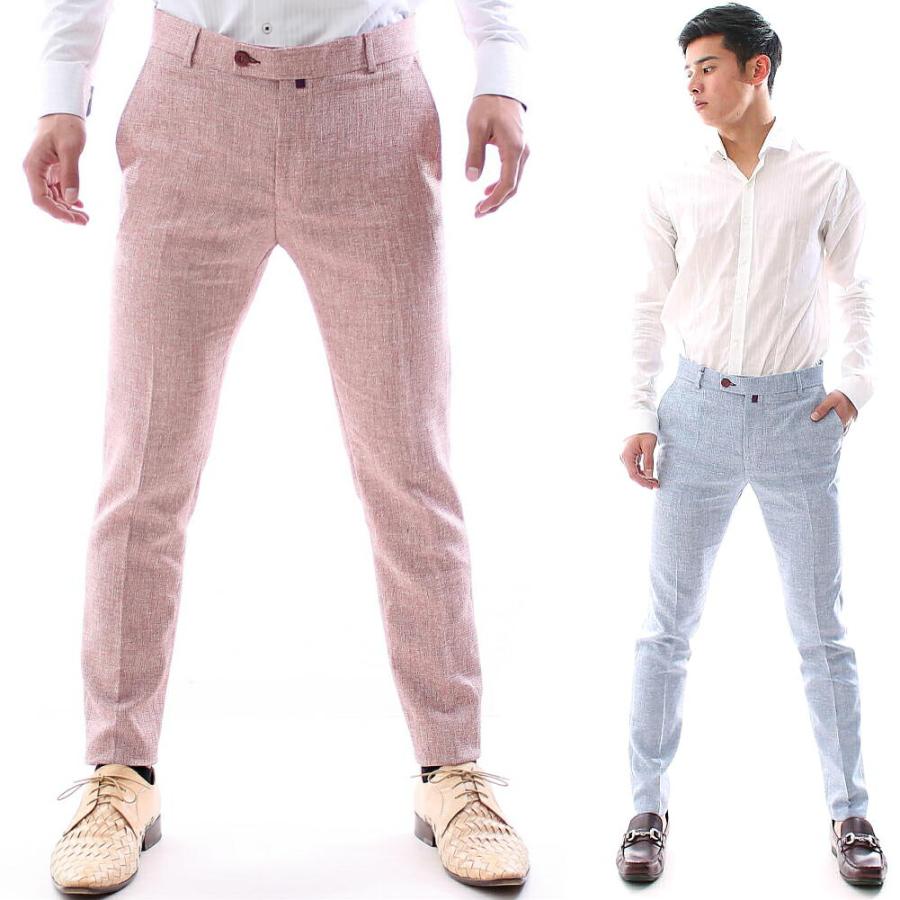 スキニースラックス スリム パンツ メンズ タイト 秋冬 大きいサイズも入荷 青 エンジ ジャケパンのパンツ ビジネスパンツ ノータック Jaaro296 Bin 1 Limitedヤフーショップ 通販 Yahoo ショッピング
