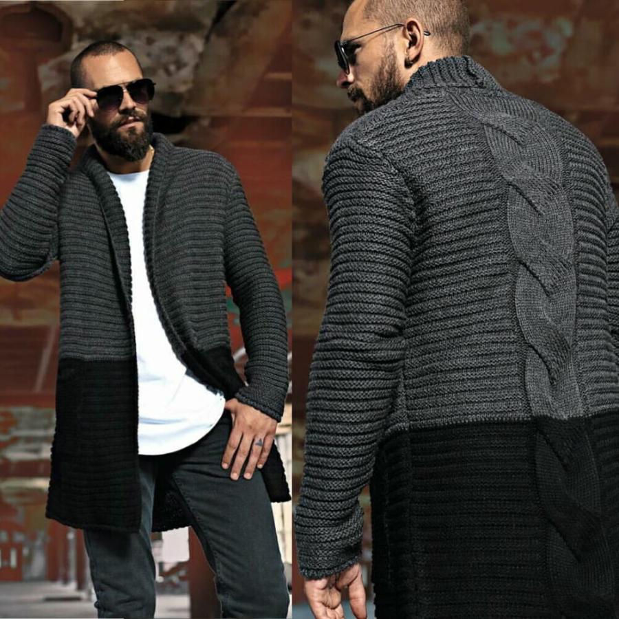 Butcher products ショールカラーニット オレンジ×黒 Butcher products ショールカラーニット オレンジ×黒 - メルカリ