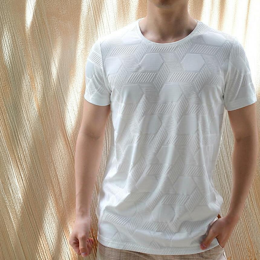 カットソー 半袖 メンズ きれいめ Tシャツ ストレートシルエット 綿100 