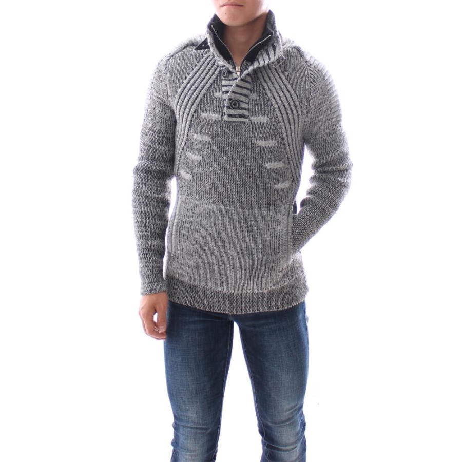 サカイ　ウール　バッファロー　チェック　ハイネック　ニット　セーター　ジップ Sacai サカイ 22AW 22-02857M Plaid Knit Blouson モヘア混