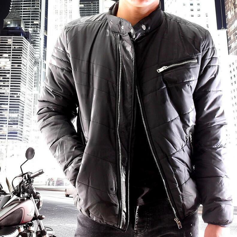 中綿ジャケット ライダース 白 迷彩 メンズ アウター ブルゾン 冬 XXL