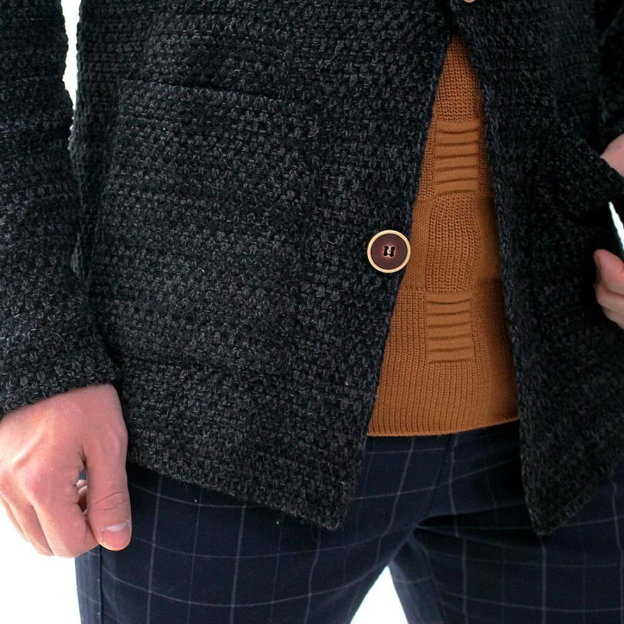 カーディガン ニットジャケット ニット・テーラードジャケット メンズ