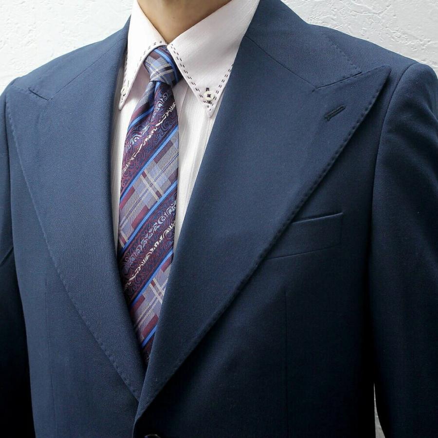 【希少サイズXL】リングジャケット テーラードジャケット　大きいサイズ　ブルー テーラードジャケット メンズ 青/ブルー ジャケパン 春/秋/冬