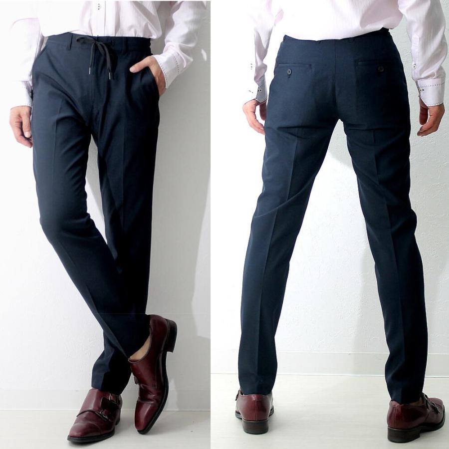 スーツ カジュアル ストレッチ 紺/ダークネイビー メンズ ブレザー