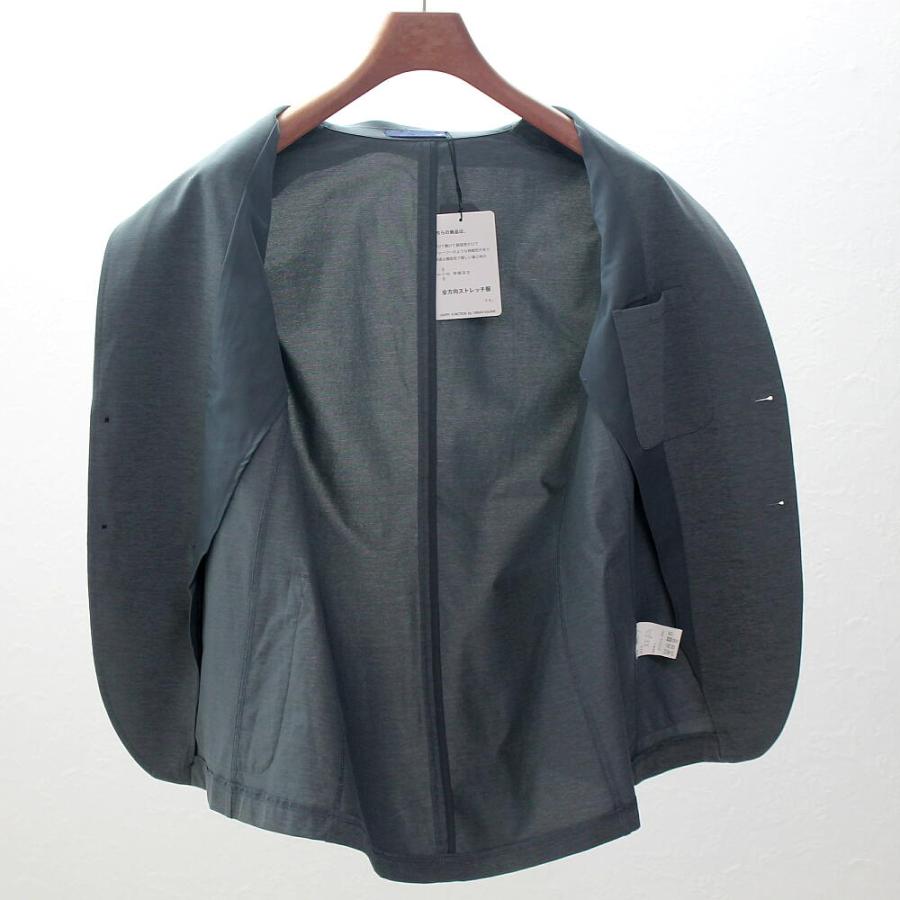 テーラードジャケット セットアップスーツ対応 ブルーグレー メンズ