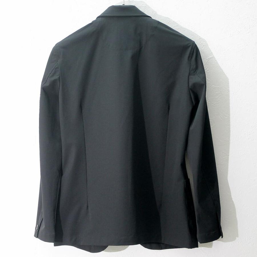 黒 テーラードジャケット 軽量素材 テーラードジャケット メンズ ストレッチ素材 黒 春/夏/秋 裏地