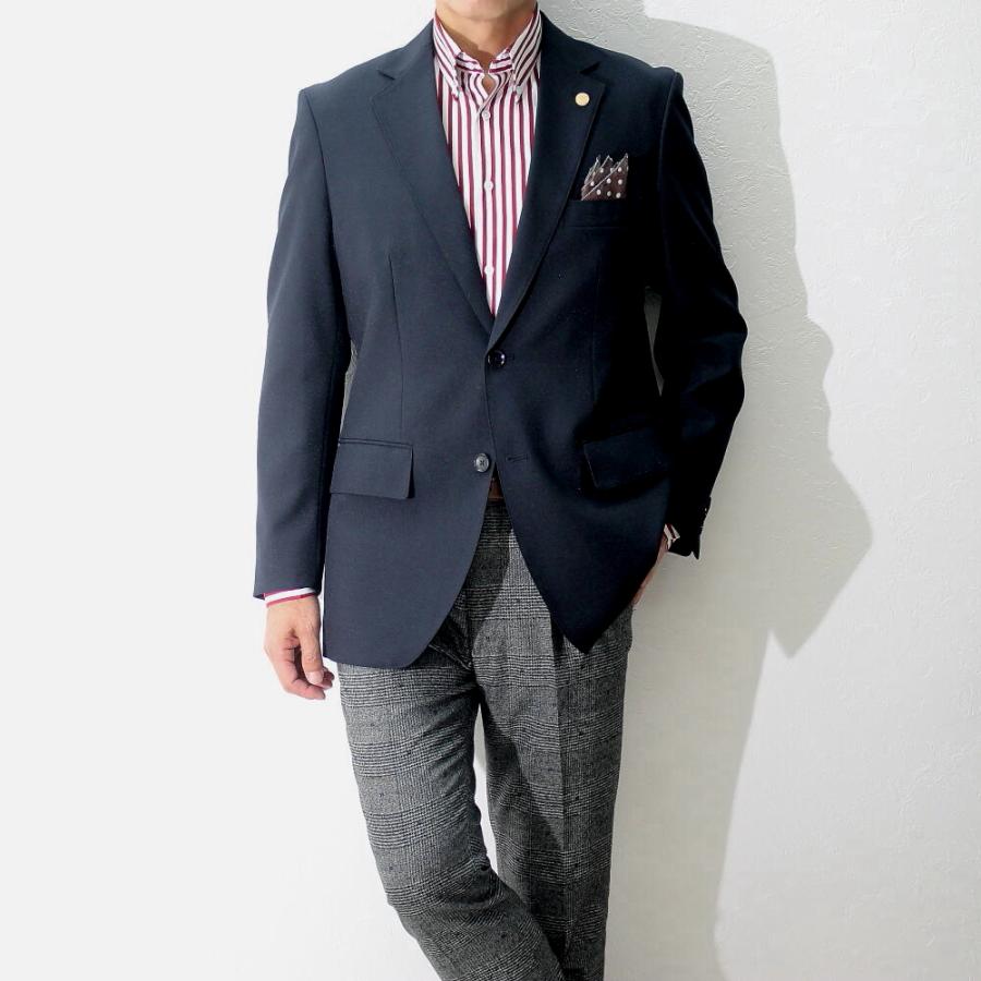   ネイビー テーラードジャケット テーラードジャケット メンズ 紺ブレ/ネイビー ブレザー 2つ
