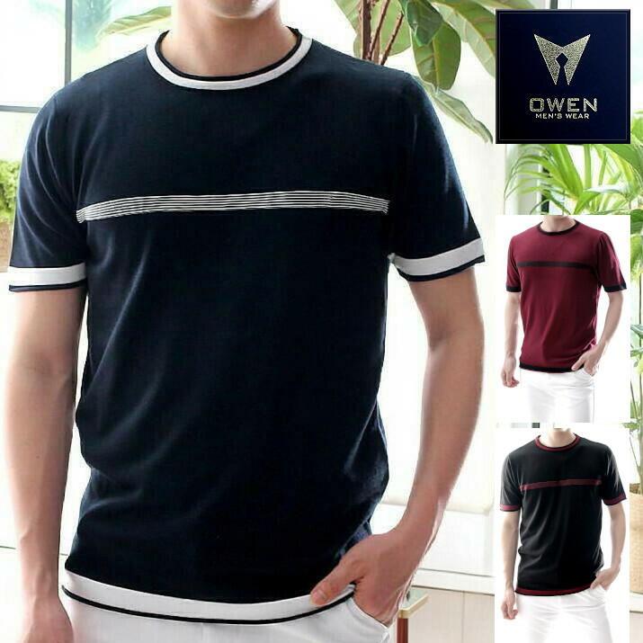 半袖ニット サマーニット 春ニット クルーネックニット ボーダーニット サマーセーター Tシャツ メンズ タイト 夏 黒 紺 エンジ 大きいサイズ も入荷 Owen Tr001 Bin 1 Limitedヤフーショップ 通販 Yahoo ショッピング
