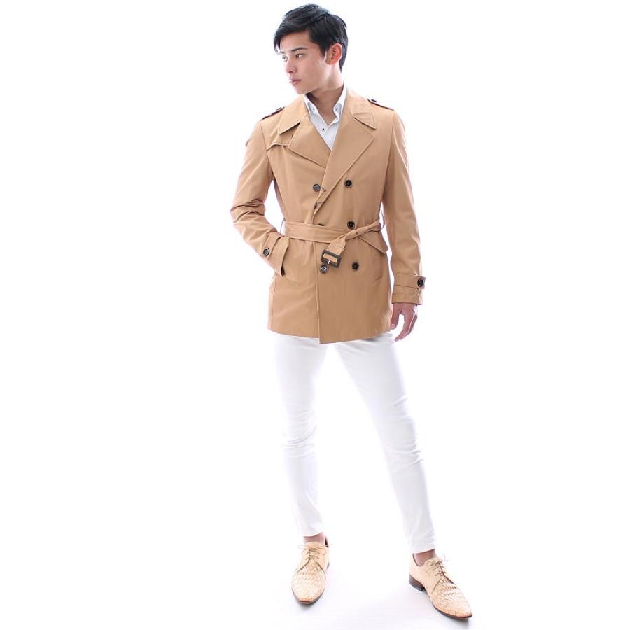 気質アップ ショートトレンチコートメンズ 大流行中 Elvemobilya Com