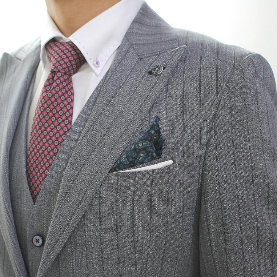 テーラードジャケット セットアップ ブレザー ジレ ストライプ メンズ