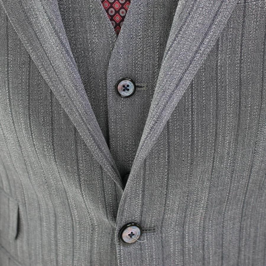 テーラードジャケット セットアップ ブレザー ジレ ストライプ メンズ