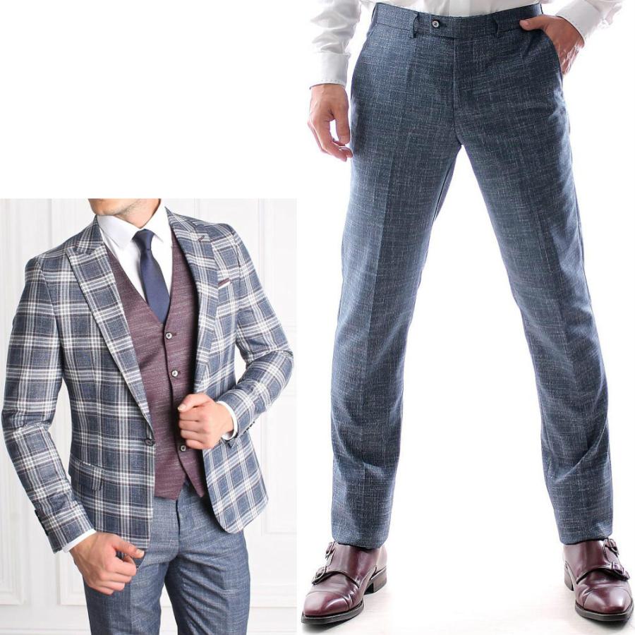 スリム スラックス ネイビー メンズ タイト ジャケパン 春 秋 冬 大きいサイズも入荷 ビジネス パンツ Owen119pt Bin 1 Limitedヤフーショップ 通販 Yahoo ショッピング