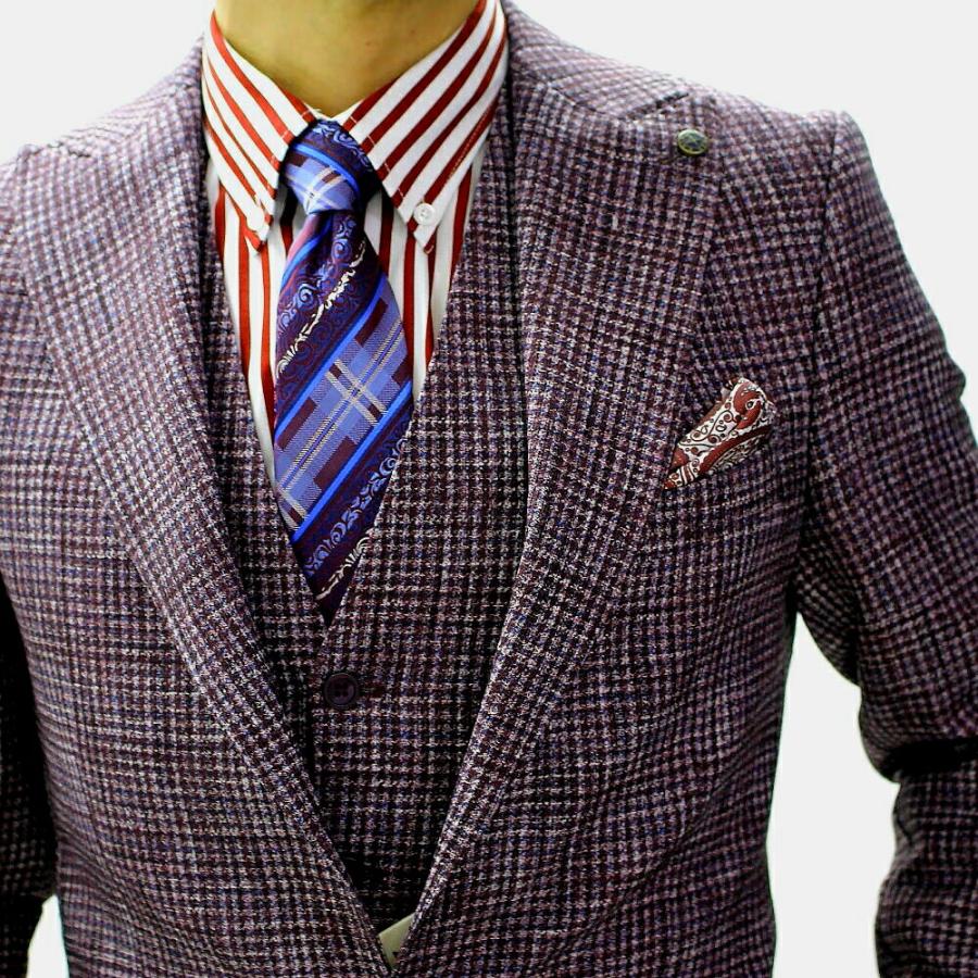 チェック　テーラードジャケット セール】 【COOL AIRY TWIST】ハニカムチェック ジャケット