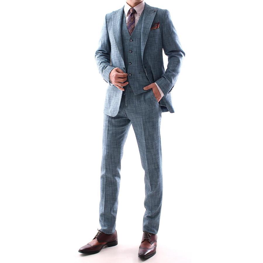 GARNIER テーラードジャケット LL 青セットアップ。 GARNIER テーラードジャケット LL 青セットアップ。