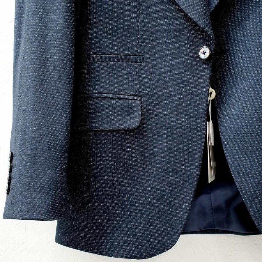 ネイビー テーラードジャケット(ヒゲ) テーラードジャケット ダブル ネイビー メンズ 紺 総裏地 大きい