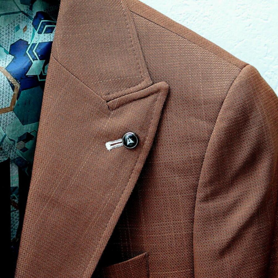 サマージャケット テーラードジャケット メンズ 茶色 ブレザー タイト スリムフィット メンズ ジャケパン 夏 春 秋 大きいサイズも入荷 Owen8cha Bin 1 Limitedヤフーショップ 通販 Yahoo ショッピング