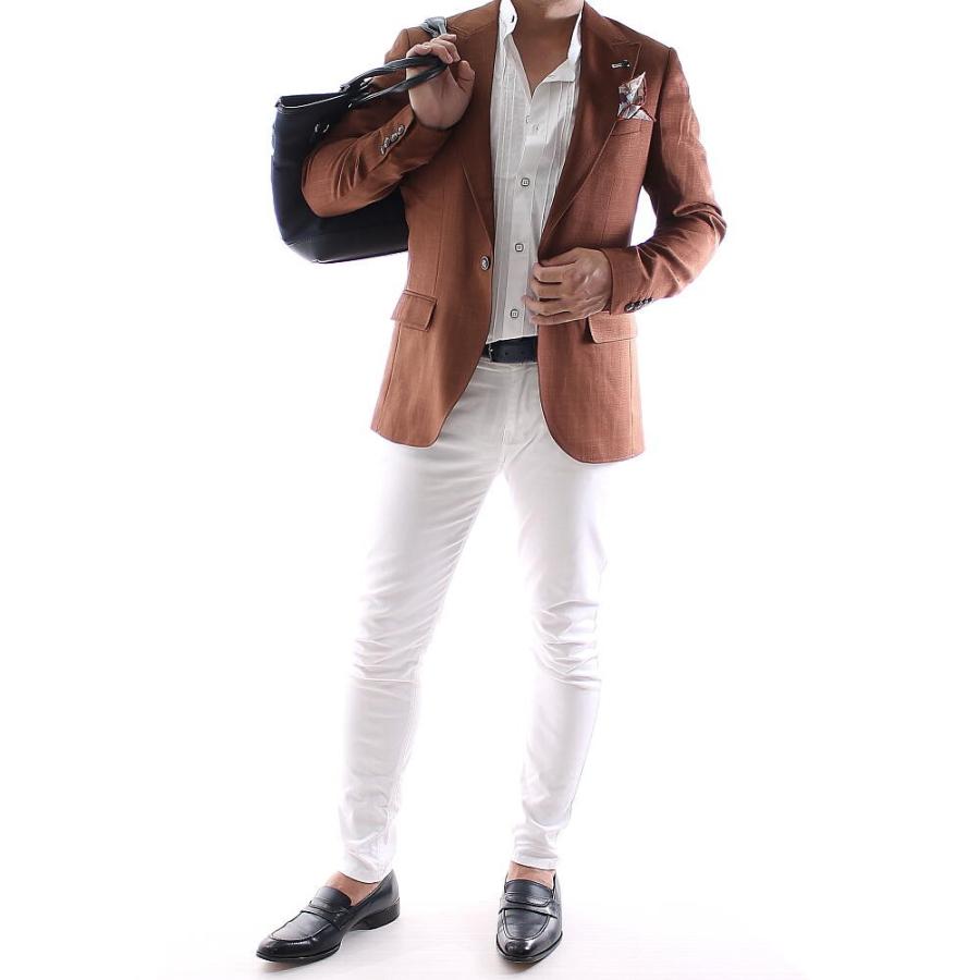 サマージャケット テーラードジャケット メンズ 茶色 ブレザー タイト スリムフィット メンズ ジャケパン 夏 春 秋 大きいサイズも入荷 Owen8cha Bin 1 Limitedヤフーショップ 通販 Yahoo ショッピング