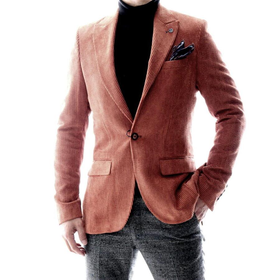 テーラードジャケット コーデュロイ ブレザー メンズ 茶 オレンジ タイト スリムフィット ジャケパン 春 秋 冬 大きいサイズも入荷 ビジネス ジャケット Owen256 2cha Bin 1 Limitedヤフーショップ 通販 Yahoo ショッピング