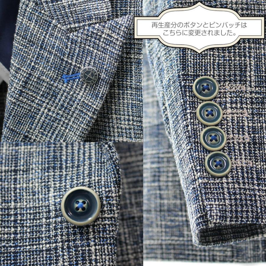 テーラードジャケット ツイード ジャケット サマージャケット サマーツイード ブレザー 青 ブルー 背抜き 春 夏 秋 メンズ ジャケパン ビジネス ジャケット Owen276ao Bin 1 Limitedヤフーショップ 通販 Yahoo ショッピング