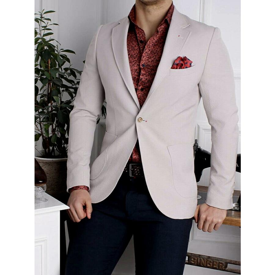 新品タグ付✨バラシ　シアサッカーテーラードジャケット　ライトブルー　50/XL 楽天市場】【 在庫限り 】シアサッカー ジャケット メンズ 春夏