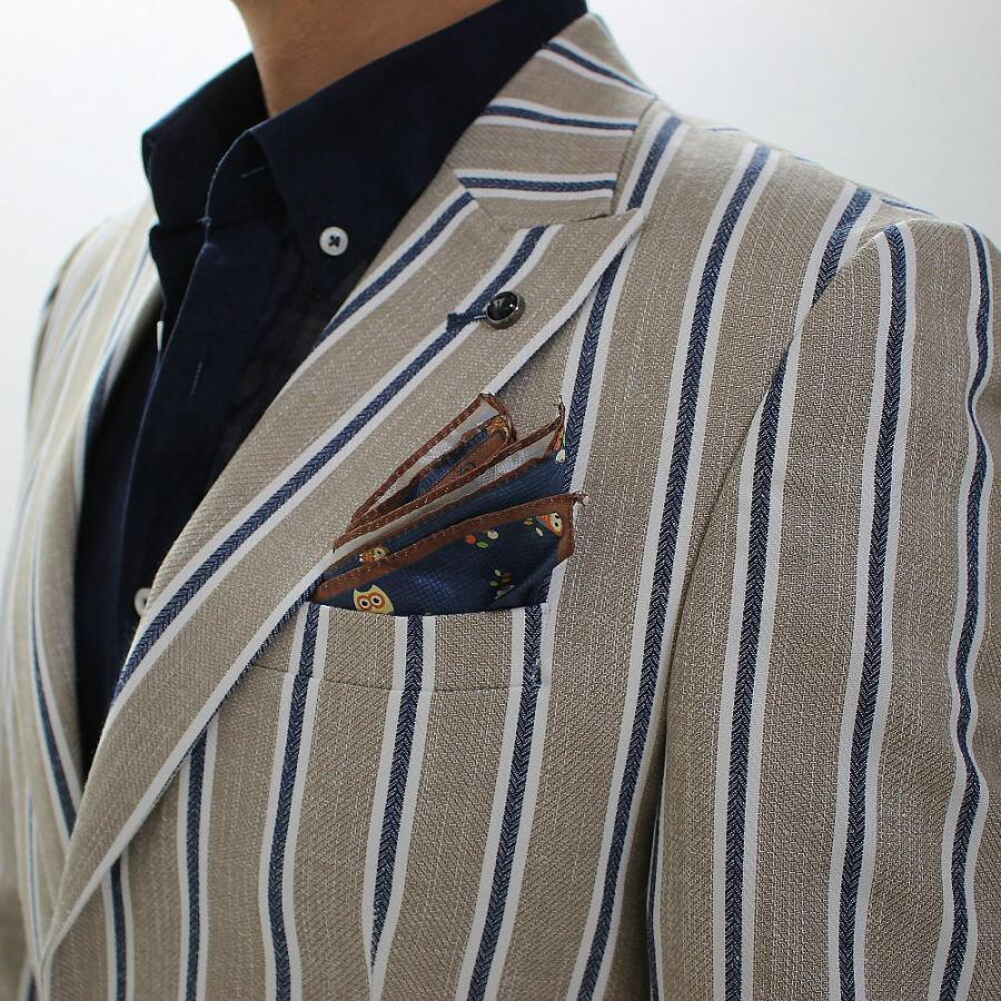 バックラッシュ　ベージュ リネン テーラードジャケットM HAVERSACK（ハバーザック）の「HAVERSACK / ハバーサック 別注