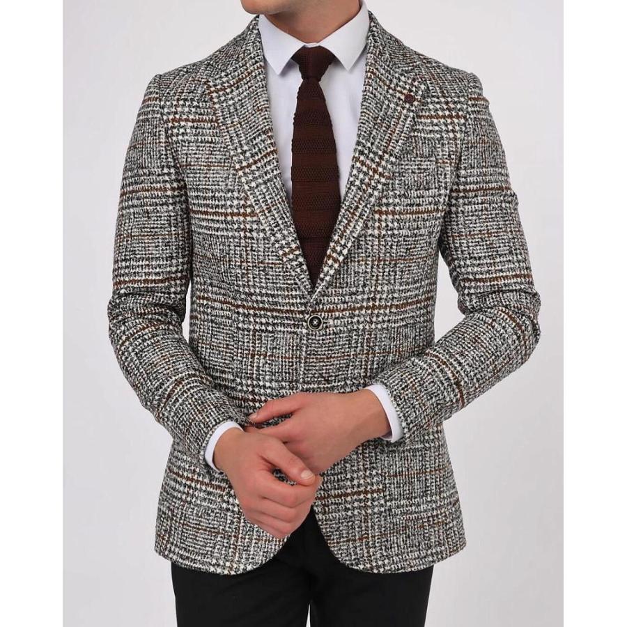 ツイード ジャケット テーラードジャケット グレンチェック 千鳥 ブレザー 黒 メンズ タイト スリムフィット ジャケパン 秋 冬 ビジネスジャケット Owen343 1 Bin 1 Limitedヤフーショップ 通販 Yahoo ショッピング