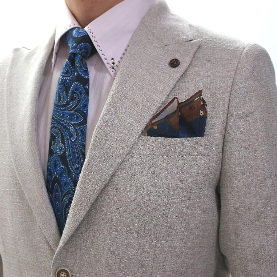 テーラードジャケット ブレザー 春/秋冬 メンズ グレージュ