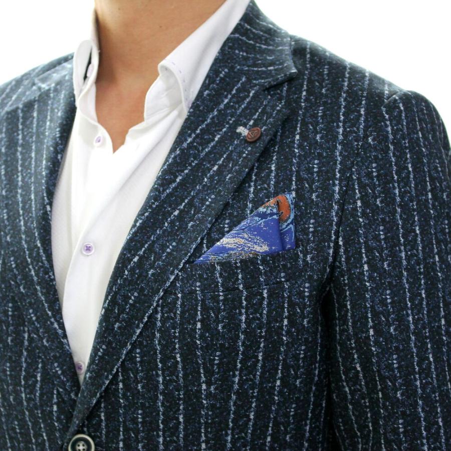 PALATINO 裏地総柄 ブリオーニ テーラードジャケット ストライプ PALATINO 裏地総柄 ブリオーニ テーラードジャケット ストライプ