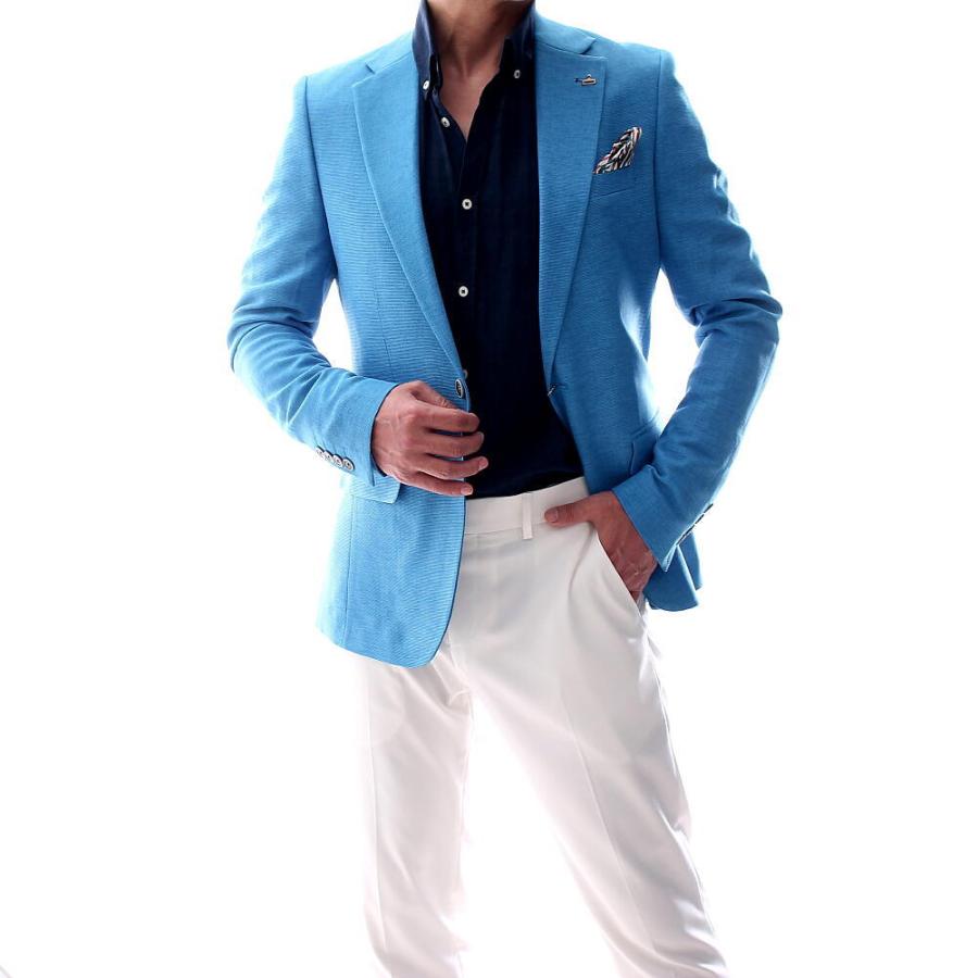 テーラードジャケット ブレザー サマージャケット 青 ブルー 春 夏 秋 メンズ 背抜き ジャケパン ビジネス ジャケット 大きいサイズ も入荷 Owen399 4ao Bin 1 Limitedヤフーショップ 通販 Yahoo ショッピング