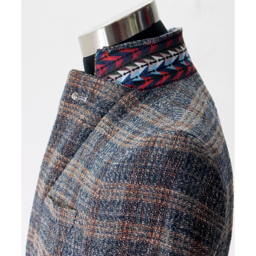 ジャケット・アウター blue check tweed jacket ALUDE SELECT】blue check tweed jacket | 【ALUDE】韓国メンズ