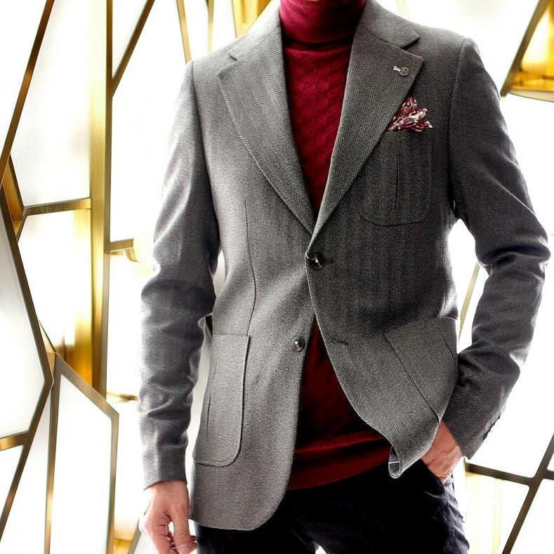 beamsf テーラードジャケット グレーヘリンボーン ビームスF】グレーヘリンボーンジャケット beamsf テーラード