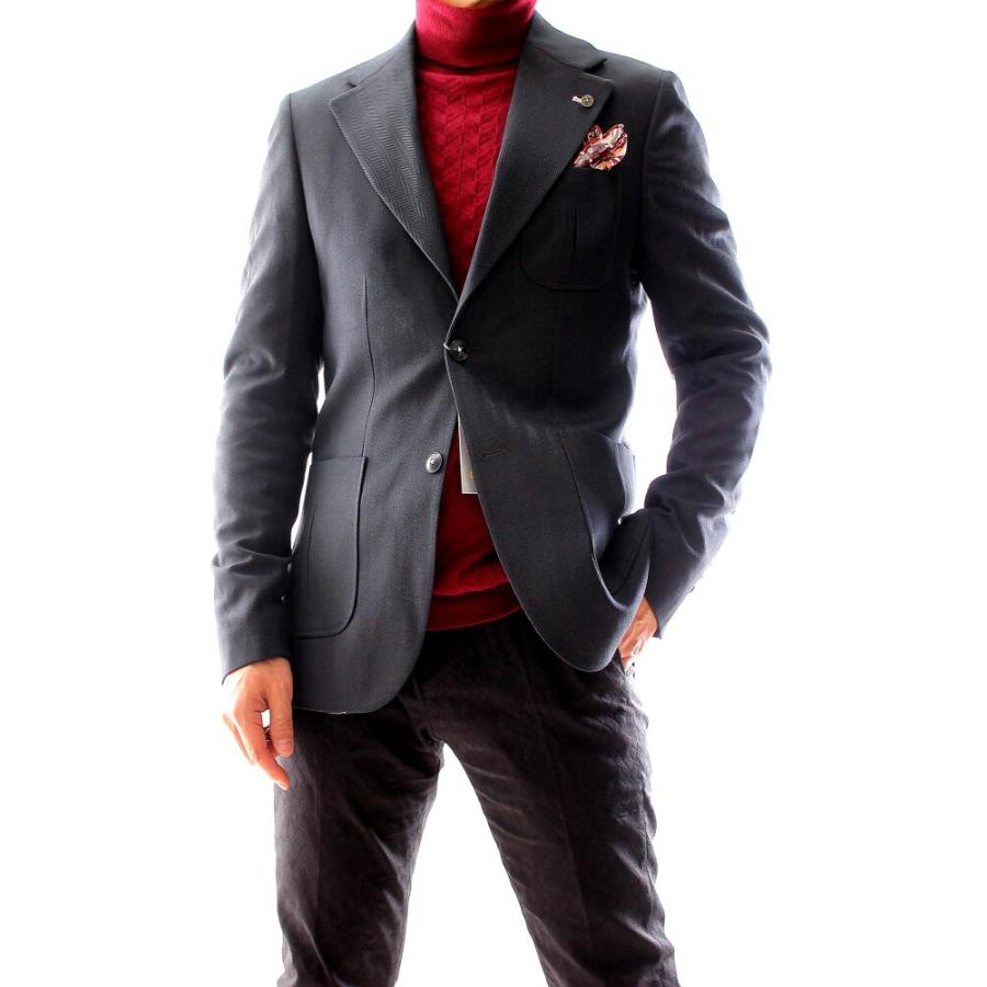 ヘリンボーンジャケットメンズ テーラードジャケット ブレザー 秋冬春 ヘリンボーン メンズ 紺