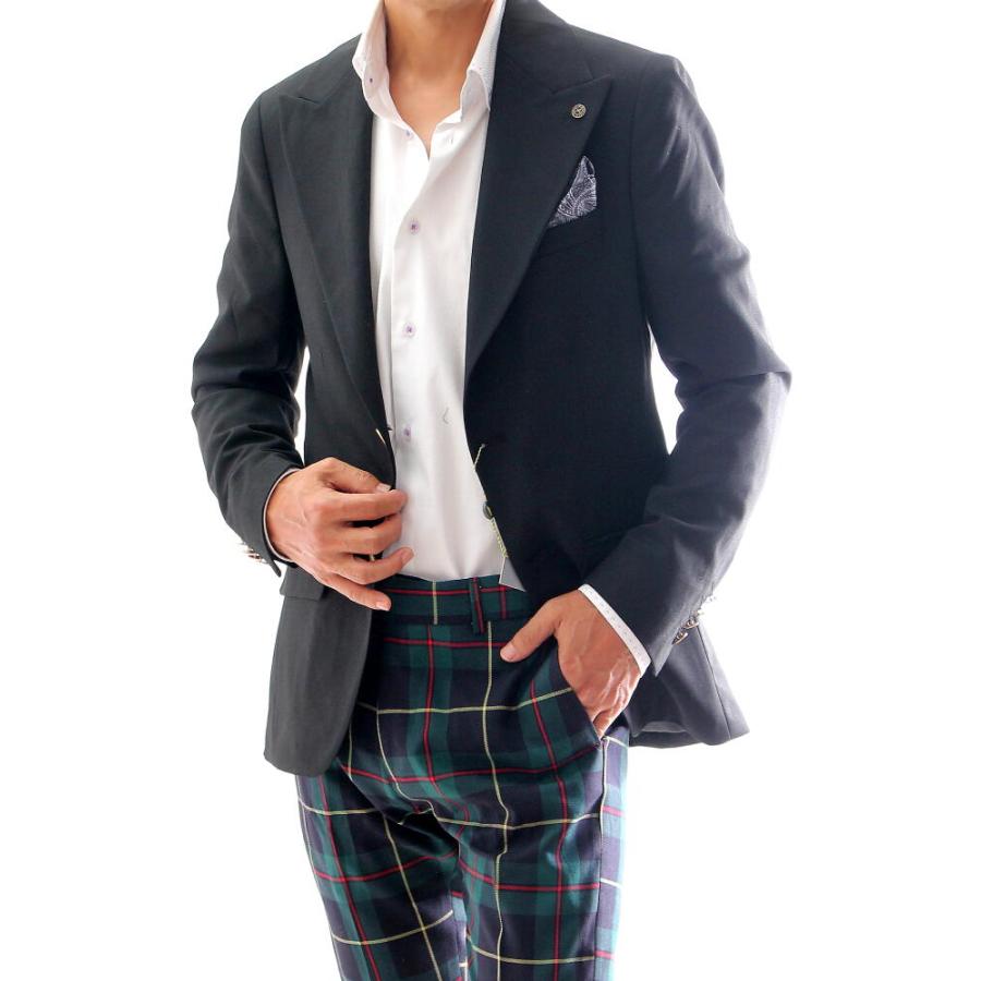 五大陸　オンワード樫山　黒 ラムレザー テーラードジャケット　L 11008LWGOCA0102033001