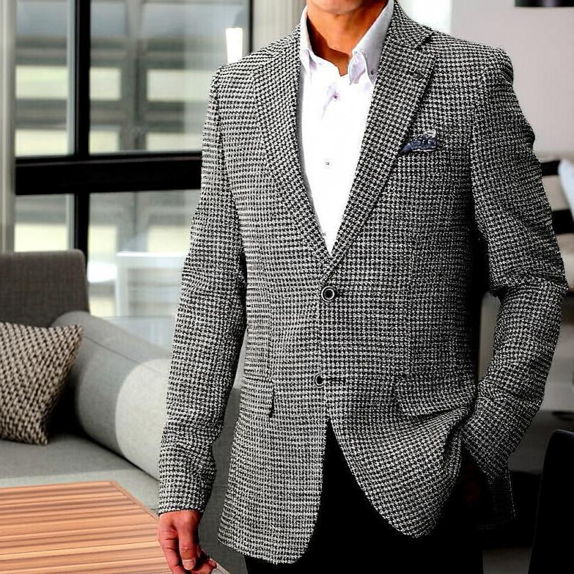 大人気ツイードジャケット完売 ツイードジャケット テーラードジャケット ブレザー 秋/冬 黒