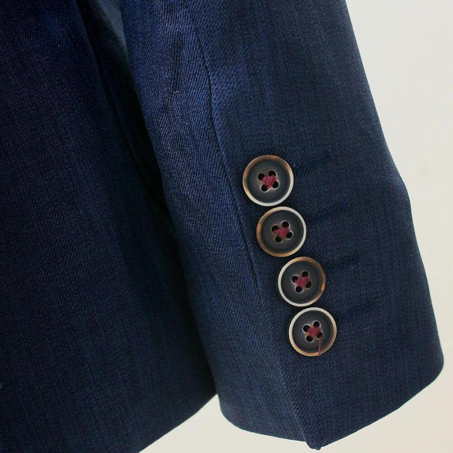 テーラードジャケット セットアップスーツ メンズ 紺 タイト