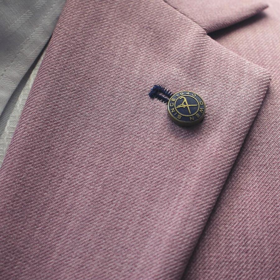 ピンクのセットアップ。確認ページ。 テーラードジャケット セットアップスーツ メンズ ピンク タイト