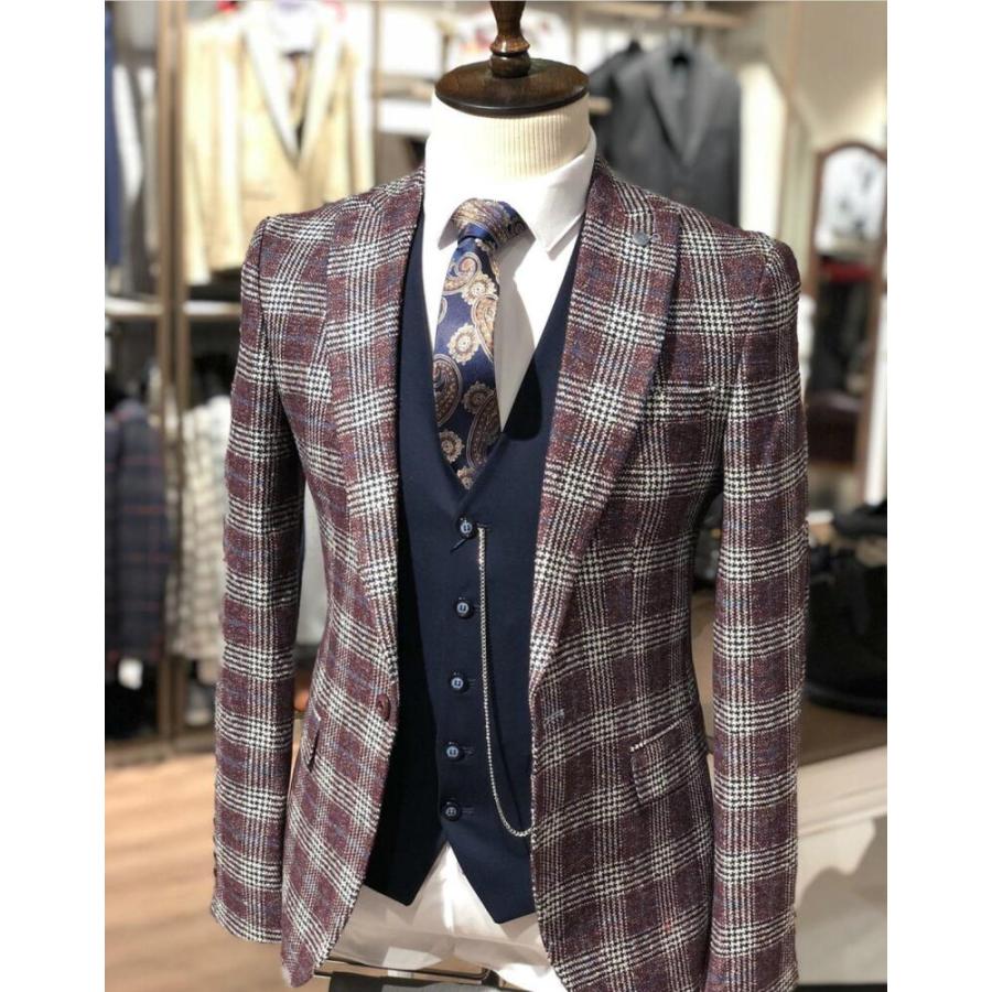 チェック　ツイード風　ブラウン　トラベルジャケット　Ｌ チェック ツイード風 ブラウン トラベルジャケット L 楽天市場