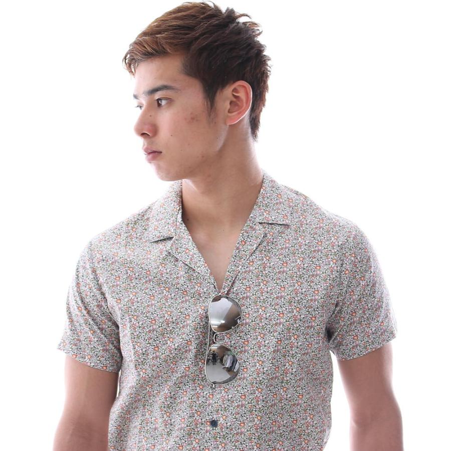 半袖シャツ 開襟シャツ 小花柄 メンズ レトロ 柄シャツ 白 ベース Xxxl 大きいサイズも入荷 メール便 可能 Polimpier3655 Bin 1 Limitedヤフーショップ 通販 Yahoo ショッピング