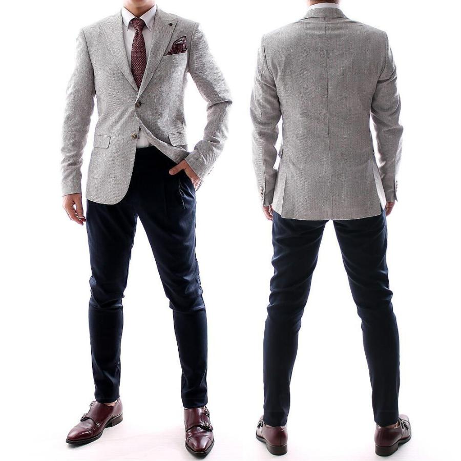 テーラードジャケット サマージャケット ライトグレー シルバー ブレザー メンズ ジャケパン 二つボタン 大きいサイズも入荷 夏 春 秋 背抜き Polimpier6379silver Bin 1 Limitedヤフーショップ 通販 Yahoo ショッピング