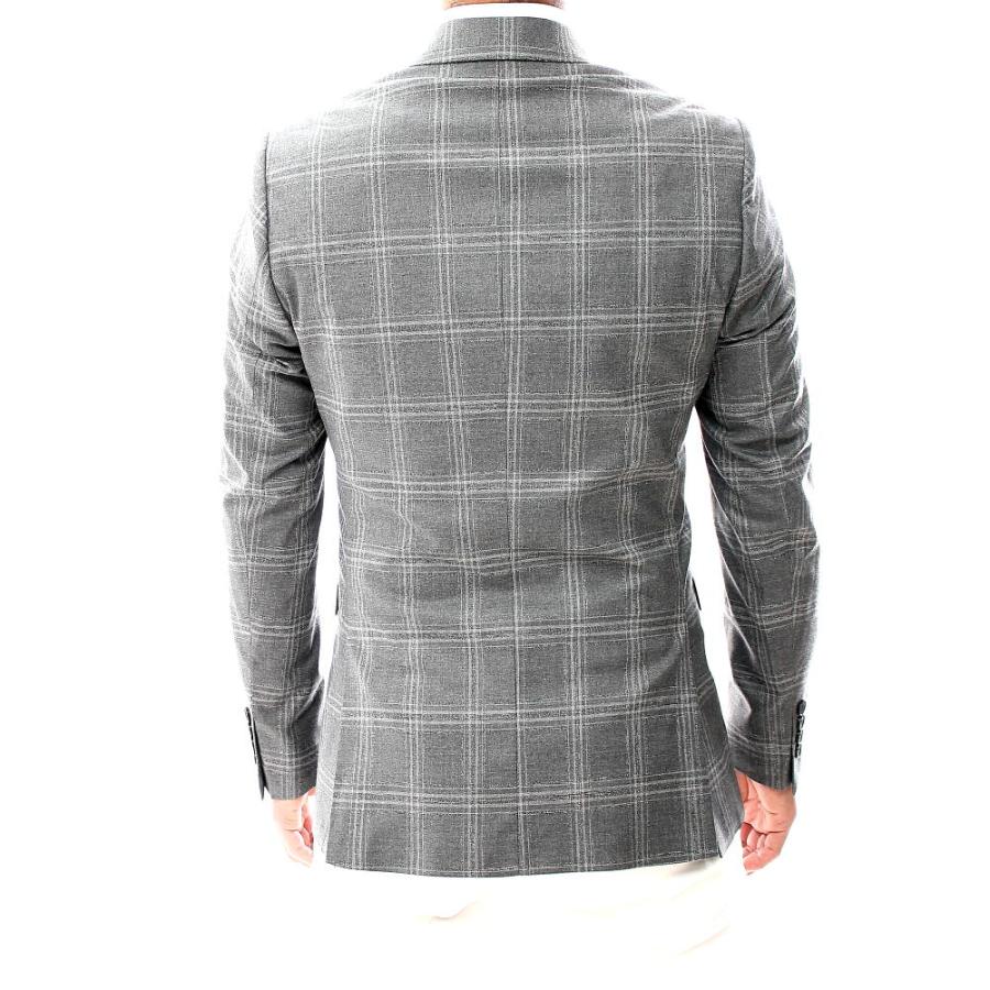 Reflect リフレクト 大きいサイズ チェック テーラードジャケット ダブル Reflect（リフレクト） ジャケット テーラードジャケット